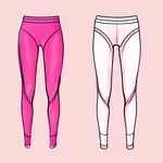 pink leggings image